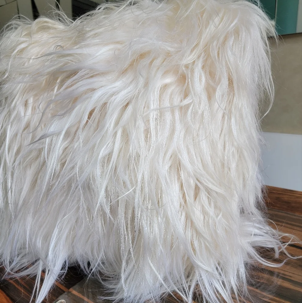 Silky Longhair Sheepskin Pillow